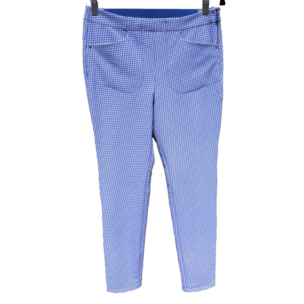 Ralph Lauren RLX Stretch Dobby Golf Pants Womens Size 8 8P Blue Pink  Print